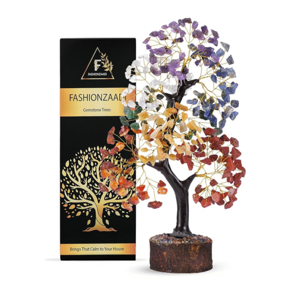 7 Chakra Tree Of Life Decor, Crystal Tree For Positive Energy