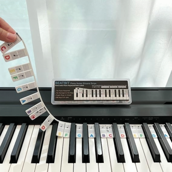 Piano Notes Guide for Beginner, Removable Piano Keyboard Note Labels