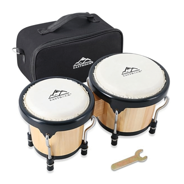 EastRock Bongo Drum 4” and 5” Set for Adults Kids Beginners