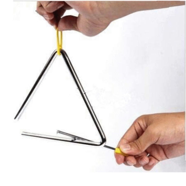 Aliotech Superior Sound Quality Musical Steel Triangle Percussion Instrument